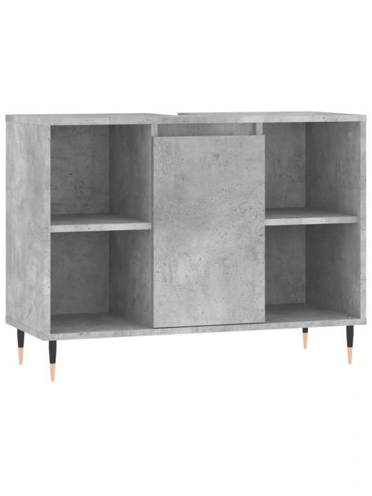 Koupelnová skříňka betonově šedá 80x33x60 cm kompozitní dřevo