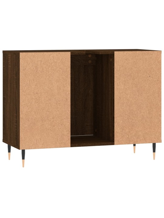 Koupelnová skříňka hnědý dub 80 x 33 x 60 cm kompozitní dřevo