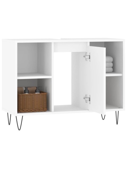 Koupelnová skříňka bílá 80 x 33 x 60 cm kompozitní dřevo