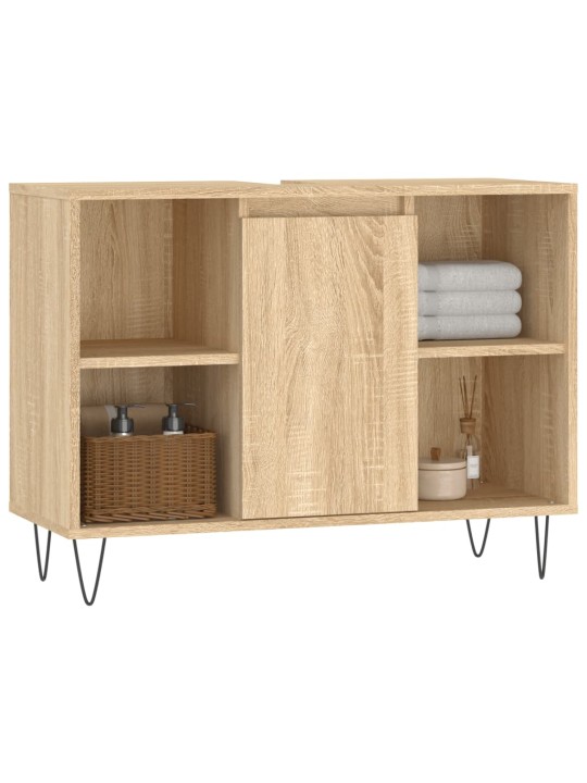 Koupelnová skříňka dub sonoma 80 x 33 x 60 cm kompozitní dřevo