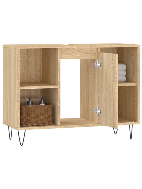 Koupelnová skříňka dub sonoma 80 x 33 x 60 cm kompozitní dřevo