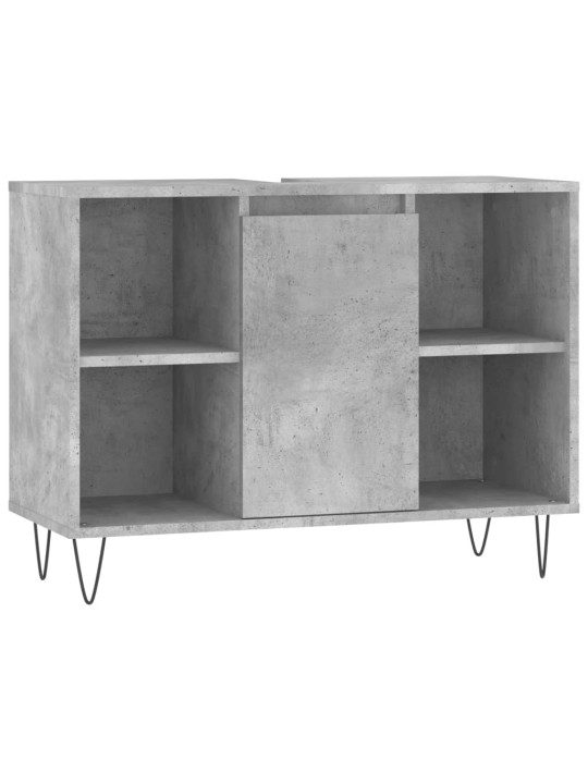 Koupelnová skříňka betonově šedá 80x33x60 cm kompozitní dřevo