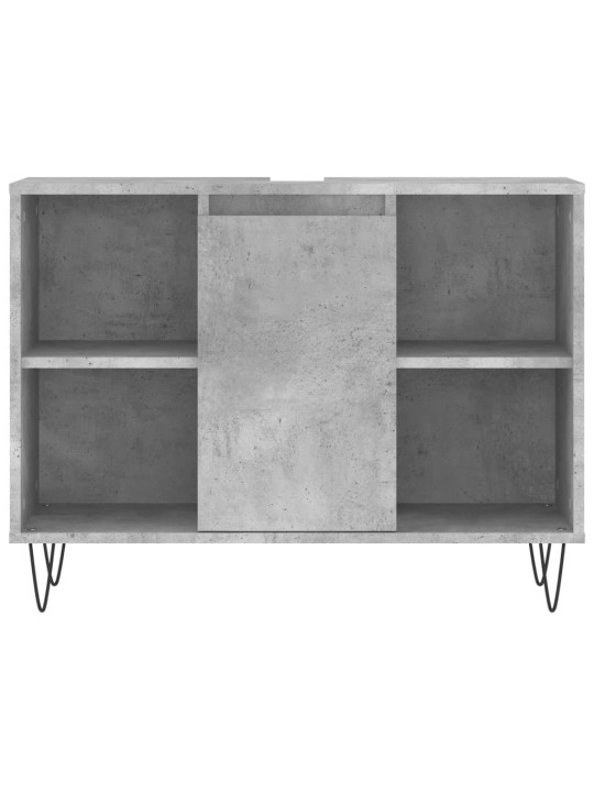 Koupelnová skříňka betonově šedá 80x33x60 cm kompozitní dřevo