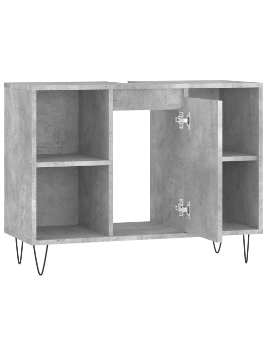 Koupelnová skříňka betonově šedá 80x33x60 cm kompozitní dřevo