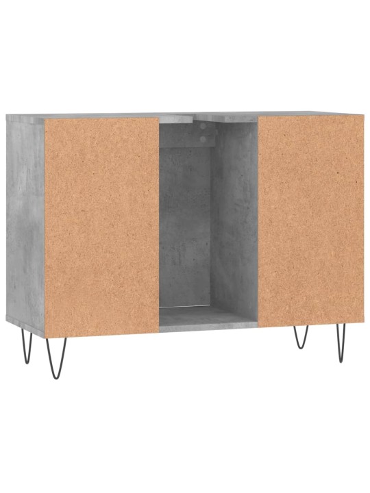 Koupelnová skříňka betonově šedá 80x33x60 cm kompozitní dřevo
