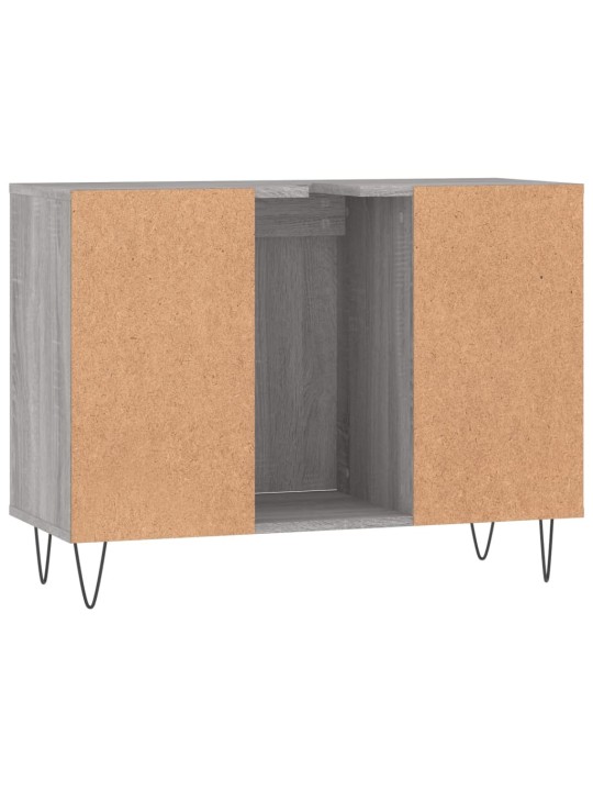 Koupelnová skříňka šedá sonoma 80 x 33 x 60 cm kompozitní dřevo
