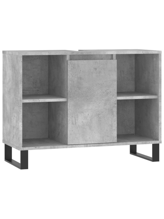 Koupelnová skříňka betonově šedá 80x33x60 cm kompozitní dřevo
