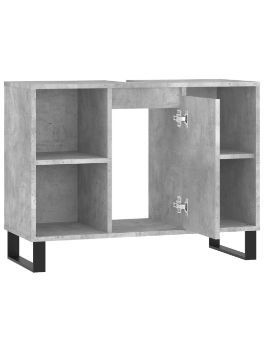 Koupelnová skříňka betonově šedá 80x33x60 cm kompozitní dřevo