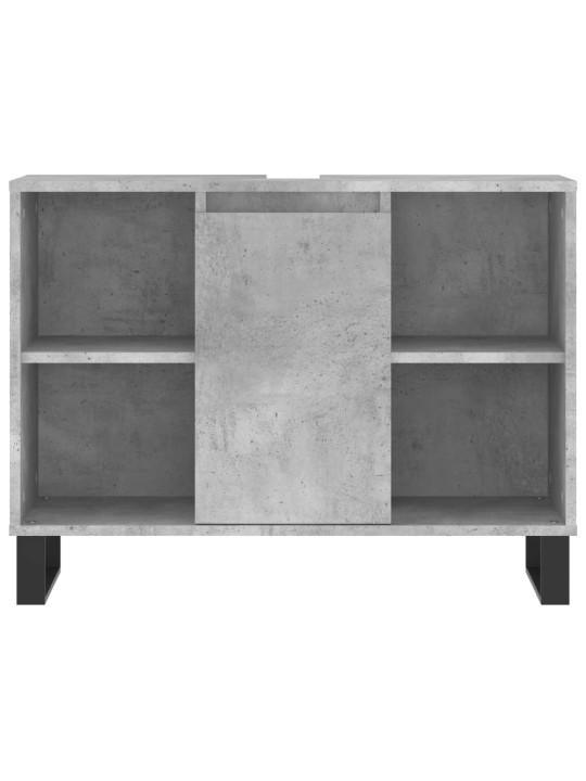 Koupelnová skříňka betonově šedá 80x33x60 cm kompozitní dřevo
