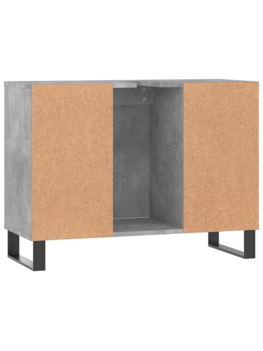 Koupelnová skříňka betonově šedá 80x33x60 cm kompozitní dřevo