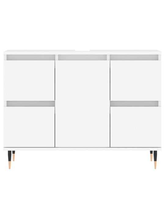 Koupelnová skříňka bílá 80 x 33 x 60 cm kompozitní dřevo