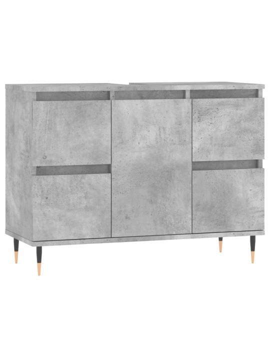 Koupelnová skříňka betonově šedá 80x33x60 cm kompozitní dřevo