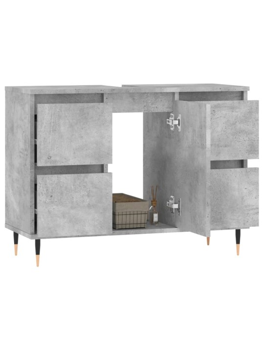 Koupelnová skříňka betonově šedá 80x33x60 cm kompozitní dřevo