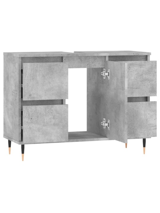 Koupelnová skříňka betonově šedá 80x33x60 cm kompozitní dřevo