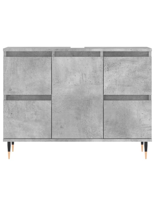 Koupelnová skříňka betonově šedá 80x33x60 cm kompozitní dřevo