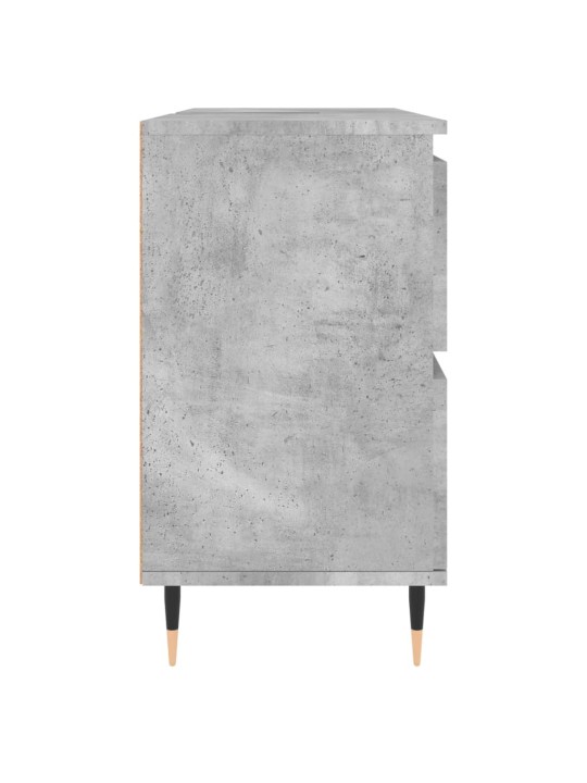 Koupelnová skříňka betonově šedá 80x33x60 cm kompozitní dřevo