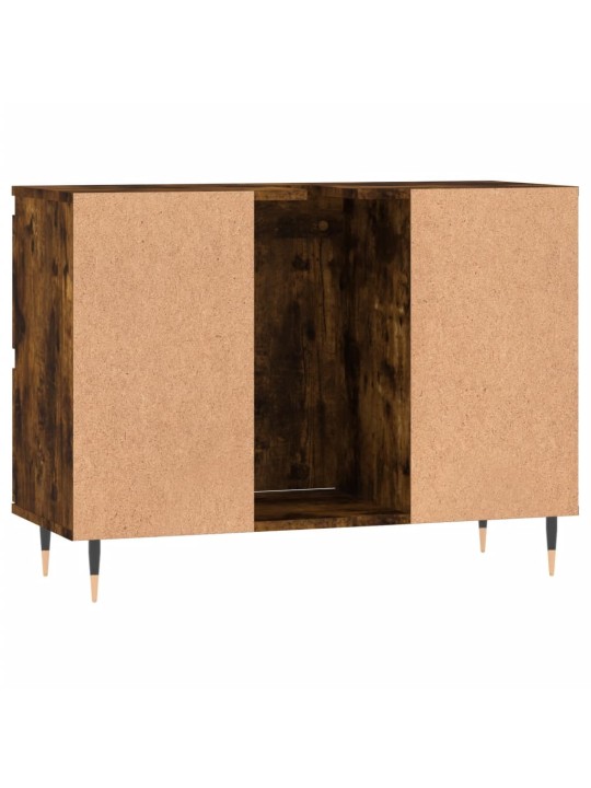 Koupelnová skříňka kouřový dub 80 x 33 x 60 cm kompozitní dřevo