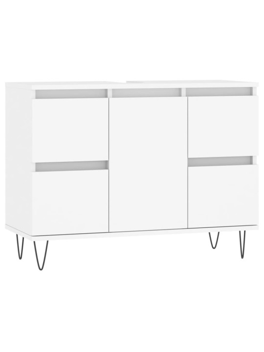 Koupelnová skříňka bílá 80 x 33 x 60 cm kompozitní dřevo