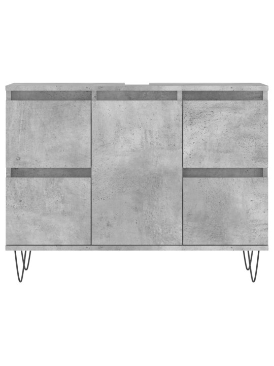 Koupelnová skříňka betonově šedá 80x33x60 cm kompozitní dřevo