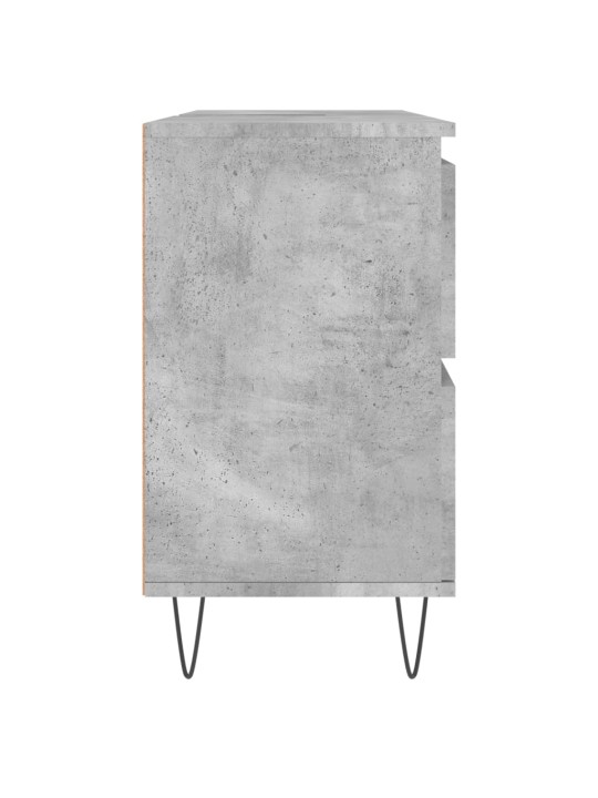 Koupelnová skříňka betonově šedá 80x33x60 cm kompozitní dřevo