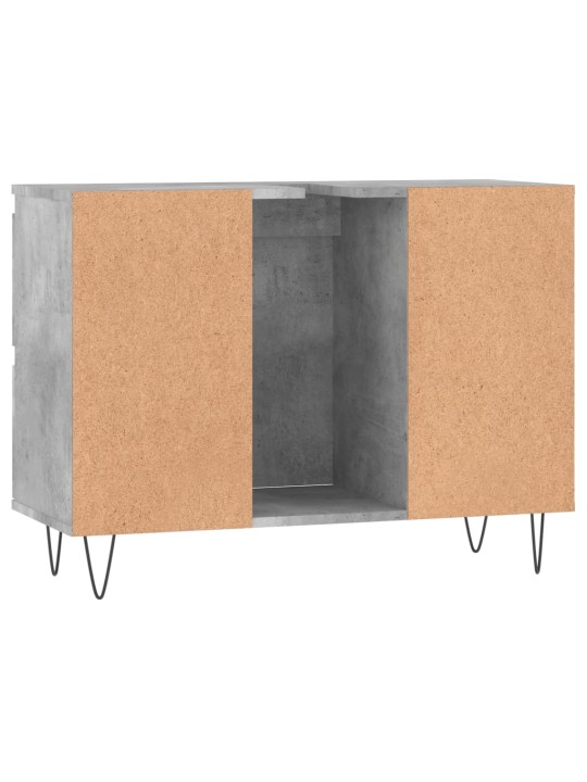 Koupelnová skříňka betonově šedá 80x33x60 cm kompozitní dřevo