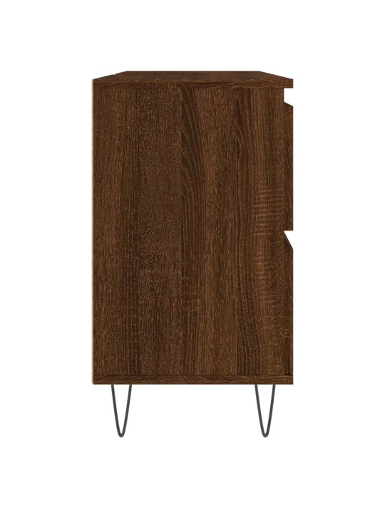Koupelnová skříňka hnědý dub 80 x 33 x 60 cm kompozitní dřevo