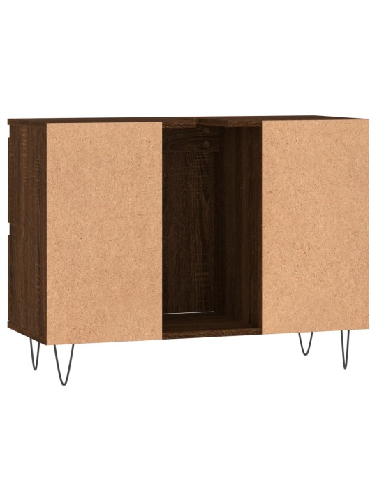 Koupelnová skříňka hnědý dub 80 x 33 x 60 cm kompozitní dřevo