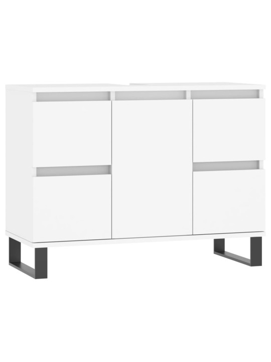 Koupelnová skříňka bílá 80 x 33 x 60 cm kompozitní dřevo
