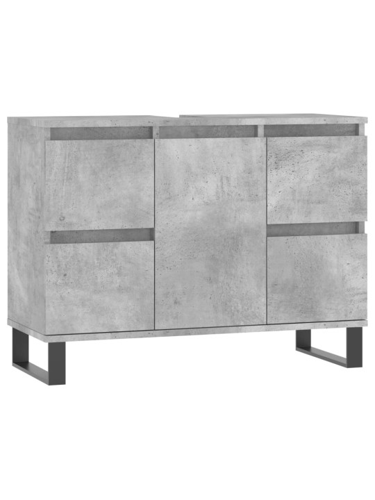 Koupelnová skříňka betonově šedá 80x33x60 cm kompozitní dřevo