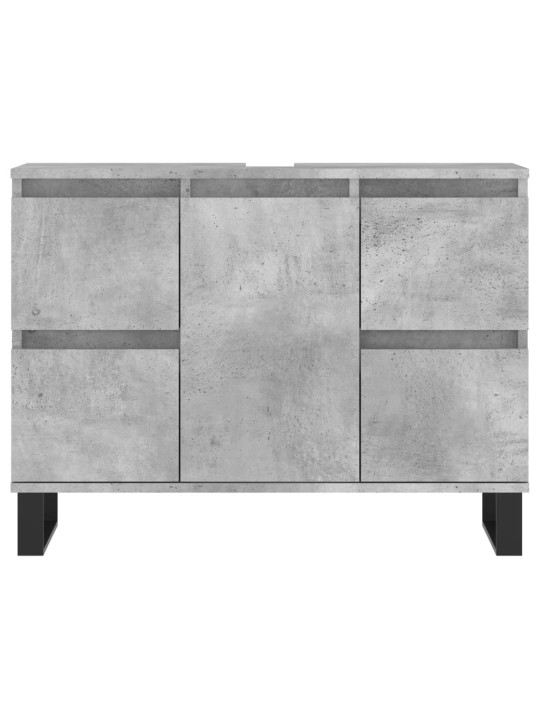 Koupelnová skříňka betonově šedá 80x33x60 cm kompozitní dřevo