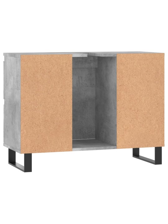 Koupelnová skříňka betonově šedá 80x33x60 cm kompozitní dřevo