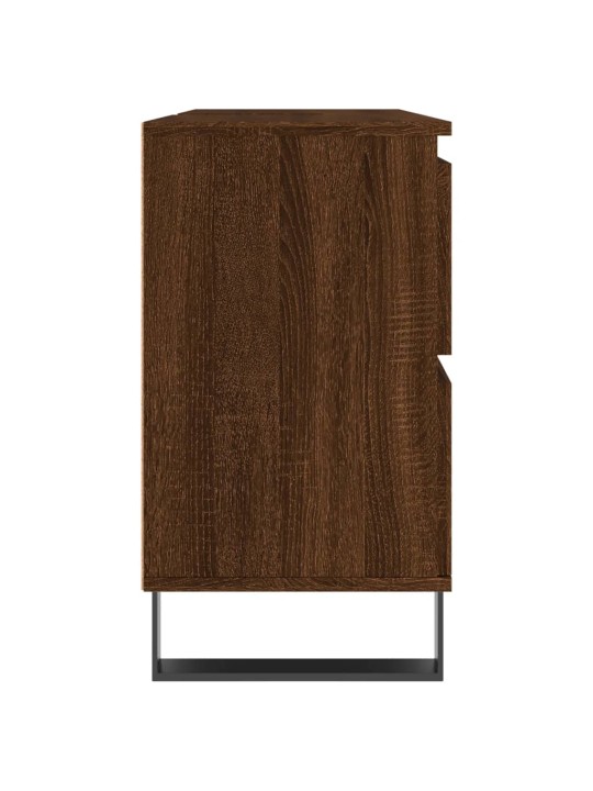 Koupelnová skříňka hnědý dub 80 x 33 x 60 cm kompozitní dřevo