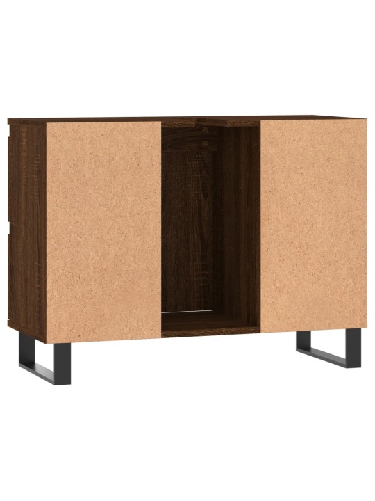 Koupelnová skříňka hnědý dub 80 x 33 x 60 cm kompozitní dřevo