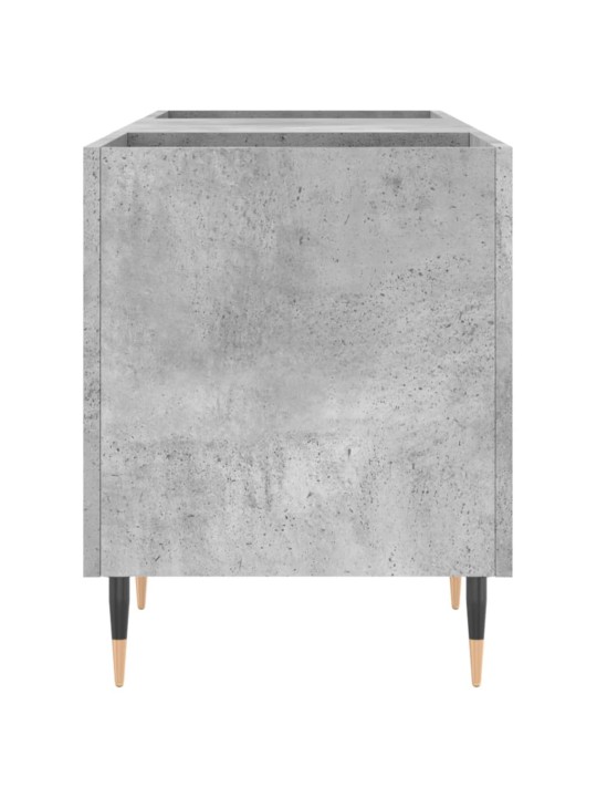 Skříňka na LP desky betonově šedá 121x38x48 cm kompozitní dřevo