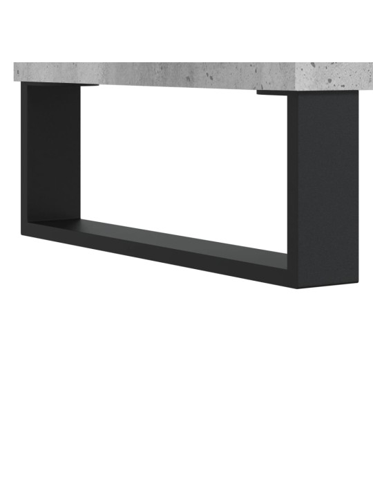 Skříňka na LP desky betonově šedá 121x38x48 cm kompozitní dřevo