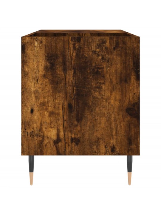 Skříňka na LP desky kouřový dub 85x38x48 cm kompozitní dřevo