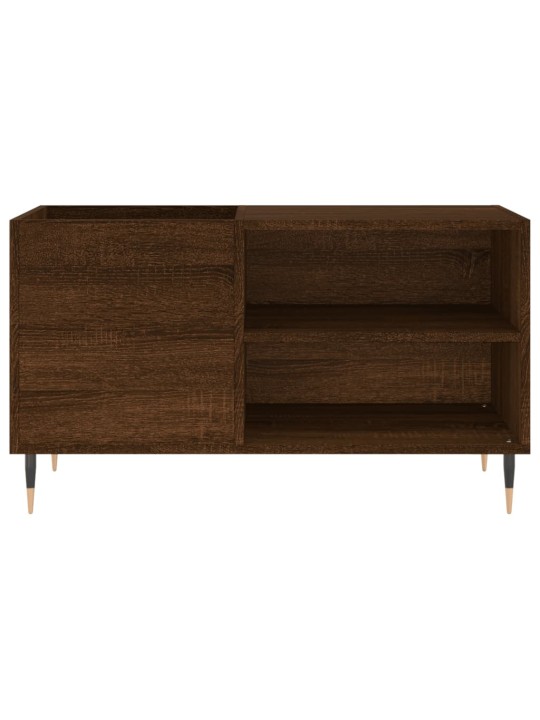 Skříňka na LP desky hnědý dub 85 x 38 x 48 cm kompozitní dřevo
