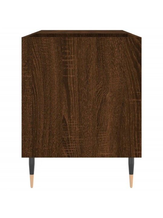 Skříňka na LP desky hnědý dub 85 x 38 x 48 cm kompozitní dřevo