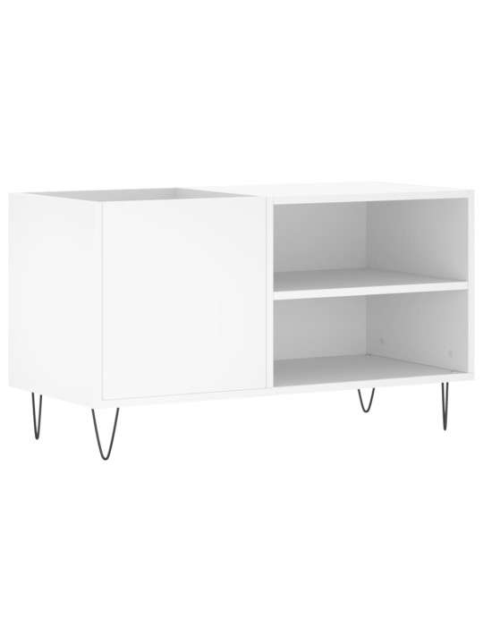 Skříňka na LP desky bílá 85 x 38 x 48 cm kompozitní dřevo