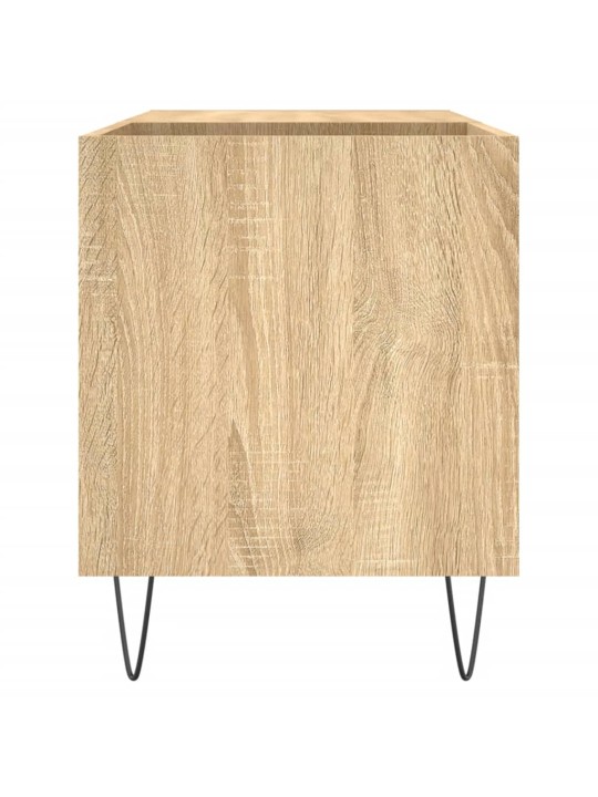Skříňka na LP desky dub sonoma 85x38x48 cm kompozitní dřevo