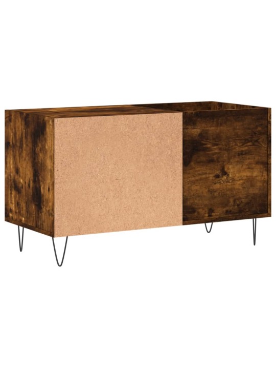 Skříňka na LP desky kouřový dub 85x38x48 cm kompozitní dřevo