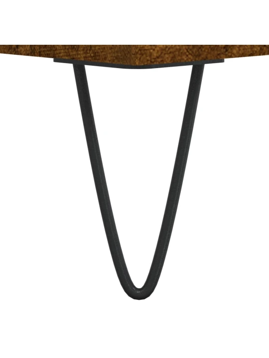 Skříňka na LP desky kouřový dub 85x38x48 cm kompozitní dřevo