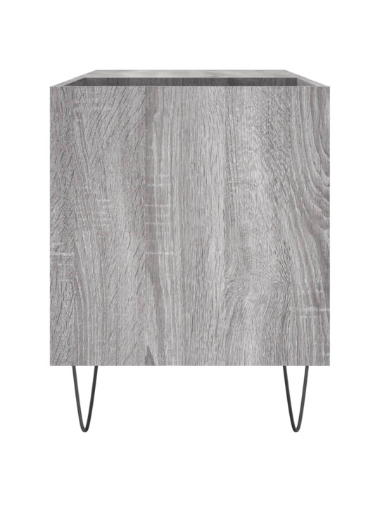 Skříňka na LP desky šedá sonoma 85x38x48 cm kompozitní dřevo