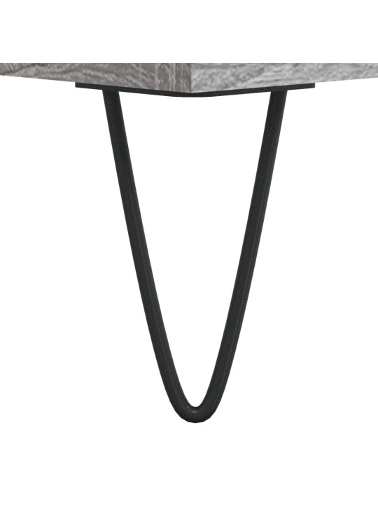Skříňka na LP desky šedá sonoma 85x38x48 cm kompozitní dřevo
