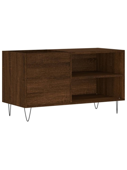 Skříňka na LP desky hnědý dub 85 x 38 x 48 cm kompozitní dřevo