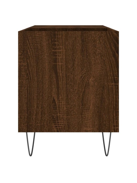 Skříňka na LP desky hnědý dub 85 x 38 x 48 cm kompozitní dřevo