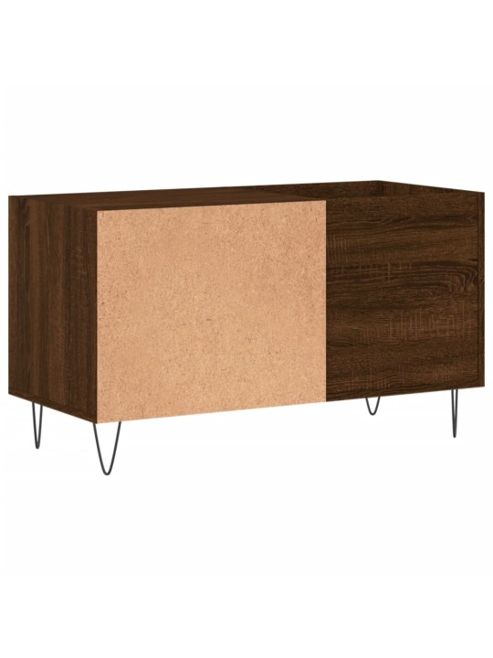 Skříňka na LP desky hnědý dub 85 x 38 x 48 cm kompozitní dřevo