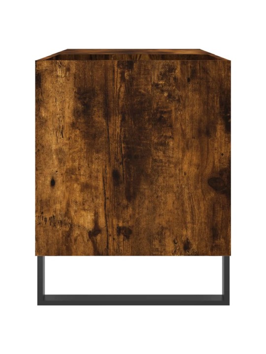 Skříňka na LP desky kouřový dub 85x38x48 cm kompozitní dřevo