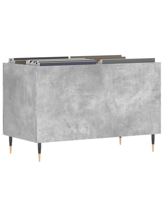 Skříňka na LP desky betonově šedá 74,5x38x48cm kompozitní dřevo
