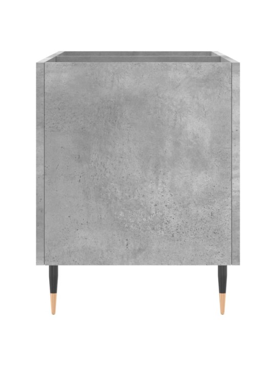 Skříňka na LP desky betonově šedá 74,5x38x48cm kompozitní dřevo